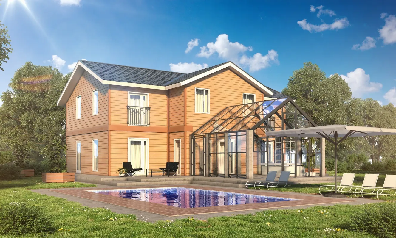 Дом с зимним садом